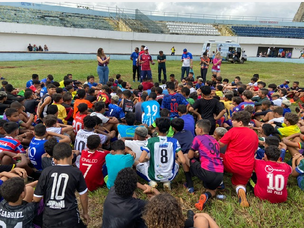 Parceria entre SEJU Crato e Fortaleza Esporte Clube promove seletiva com mais de 600 inscritos