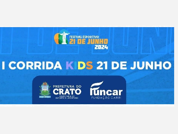 I Corrida Kids no Crato: Promovendo o Esporte desde Cedo